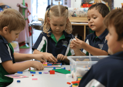 Primary School Students Lego Building